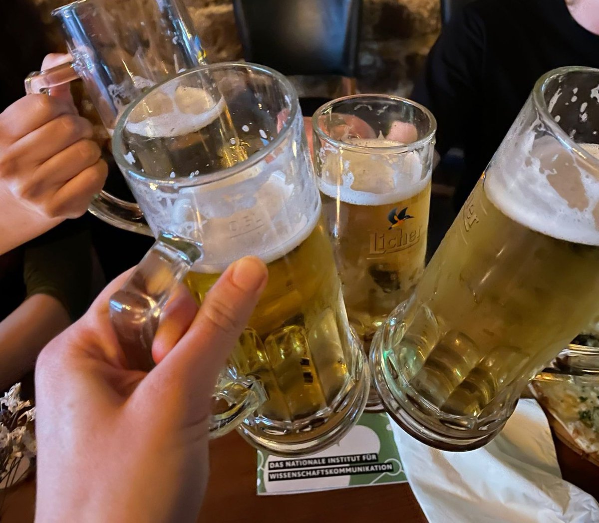 B_Moncal's tweet photo. Thank you everyone for being part of the very first day of #Pint23 in Marburg🍻🧬🧪. We had a lot of fun with our speakers @Alberto_SPJ and @Mery_PipiS and learned a lot about fat metabolism and CO2 pathways.
@pintofscienceDE https://t.co/L7GSbURNDo
