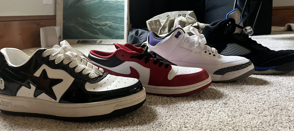 Decisions decisions for what shoes to bring to RenderATL