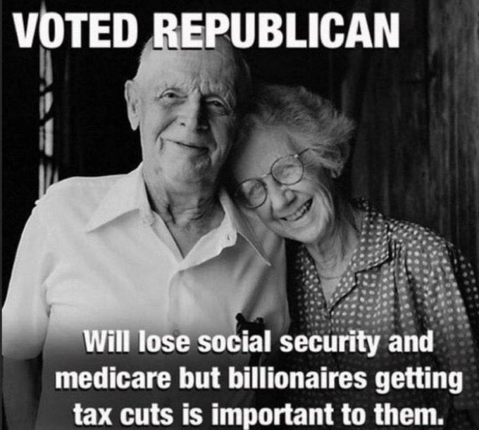 DaleEng68592900's tweet photo. @SpeakerMcCarthy How did we get here @SpeakerMcCarthy ? Let's look at the facts. You gave billionaires a 1.7 trillion tax break this year which will grow to a 4.9 TRILLION DOLLAR tax break for the upper 1% by 2025. Yet you want to cut veterans benefits, social security and Medicare? https://t.co/6J2VOSLGXY
