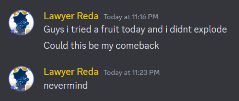 I am very allergic to fruit