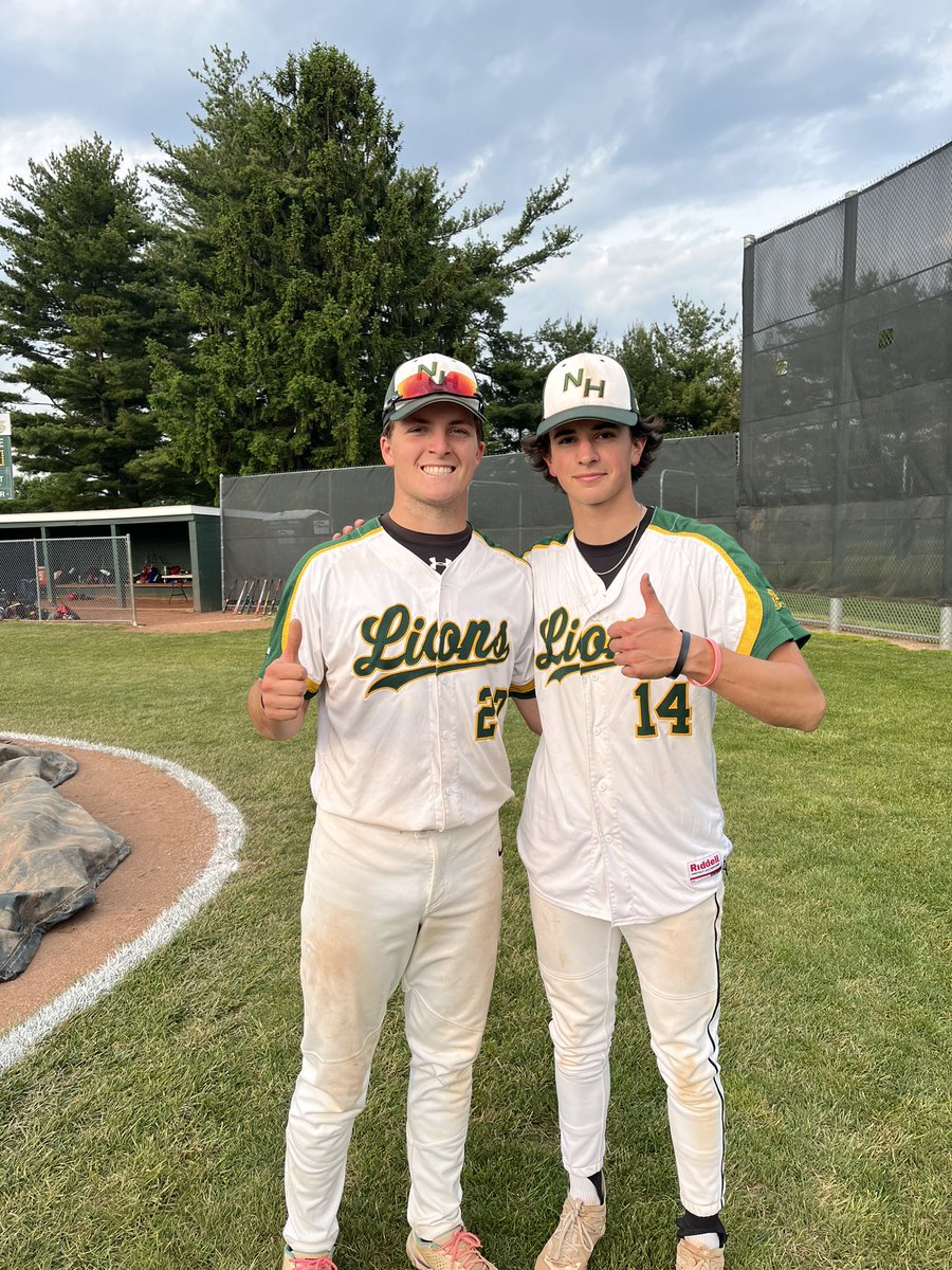 NHLionsBaseball's tweet photo. Great 5-1 team win in the  first round of the playoffs!!!! Pitcher Chris Sand was dealing!!!! (3 hits 8k’s 0 earned runs) Alex Turner had 2 hits and 2 RBI. Advancing on to the next one!!!               #letsgo    #opportunityisnowhere https://t.co/YFqWlN13Ax