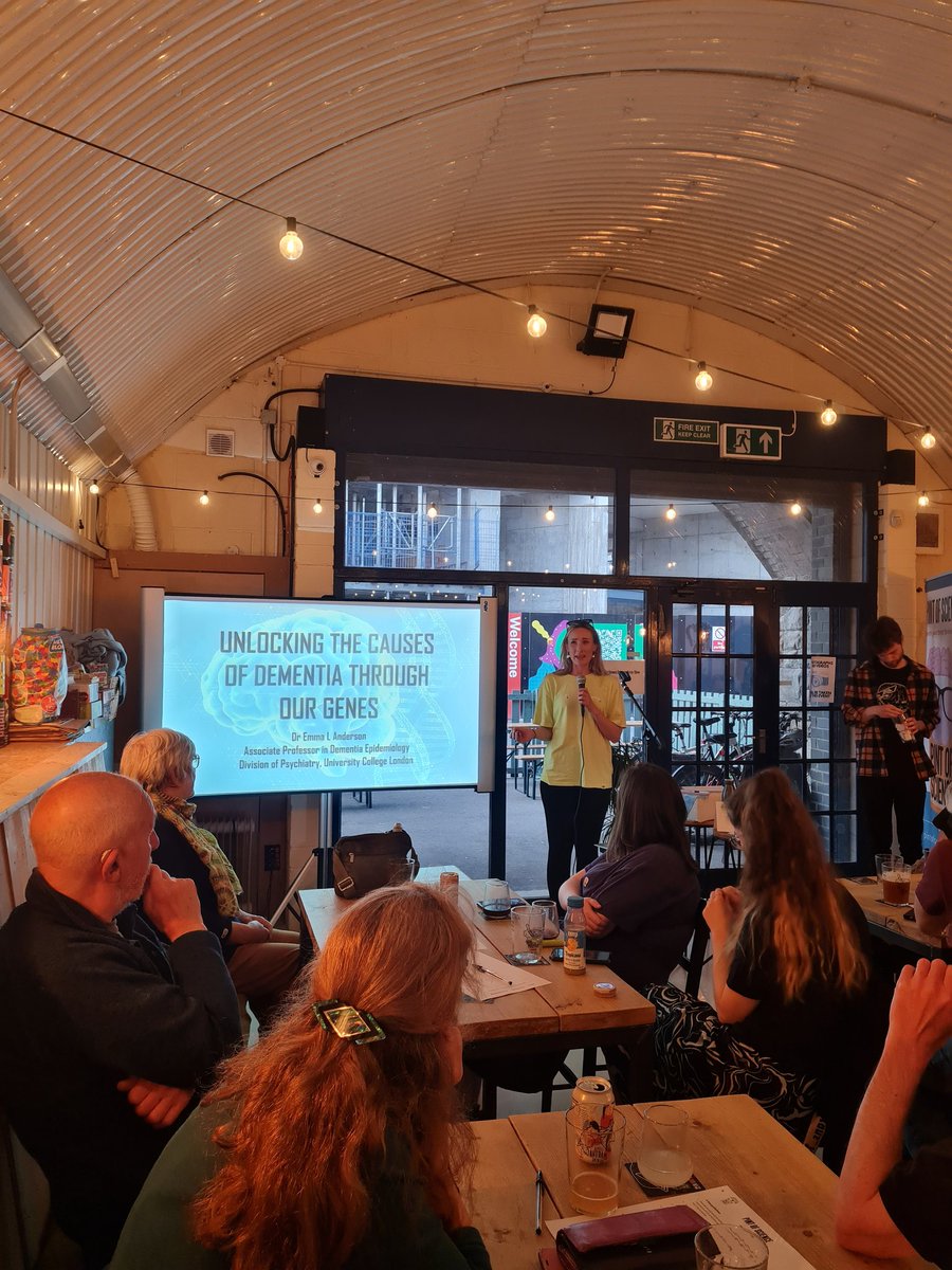 Such a fascinating series of talks about research into Alzheimers and dementia for <a href="/pintofscience/">Pint of Science UK</a> at <a href="/LilMarthaBrew/">Little Martha Brewing</a> this eve.

Only a couple of events still have tickets this week - I've been going to these talks for years and they're always worth a go.
pintofscience.co.uk/events/bristol