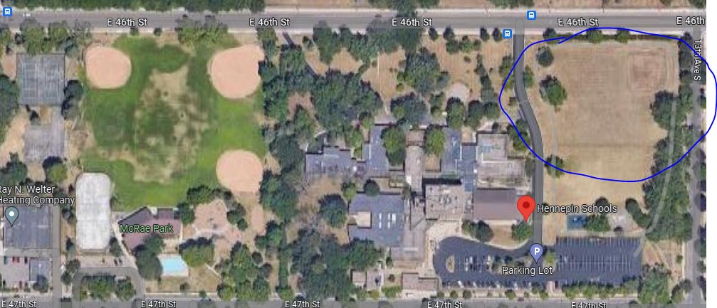 Due to a double booking we’re moving tonight’s tryouts to Hennepin Schools Fields which are a couple blocks away.