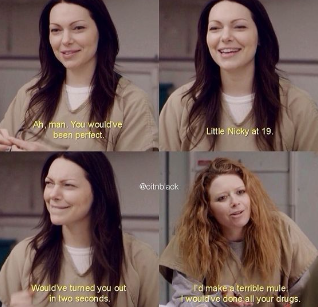 i love both of them #AlexVause #LauraPrepon #NickyNichols #NatashaLyonne #OITNB