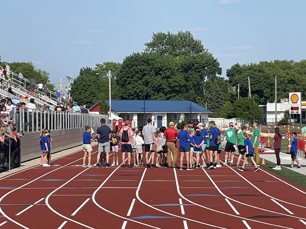 Beautiful day for the elementary track meet.  Good luck to all our teams.