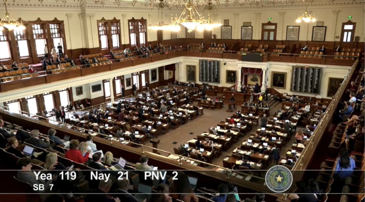 TXOGA's tweet photo. Thank you Chairman @toddahunter and members of the Texas House for your overwhelming support and voting for SB 7 to establish a meaningful cap to protect Texas consumers from the PCM electricity tax. #txlege https://t.co/w3wCQUKpkR