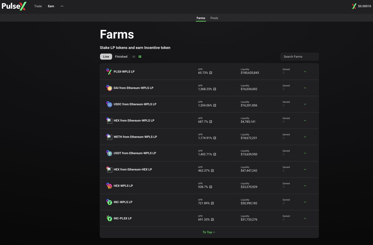 MacDotKenzie's tweet photo. I know that the #PulseX pool rewards will diminish over time (which is ok &amp; expected) but today @RichardHeartWin said that farms will be over? 

Why is that? and if so who will get all the $INC rewards? I would always provide some $PLSX $PLS regardless of how much APR it makes. https://t.co/ElnQ64lcN1