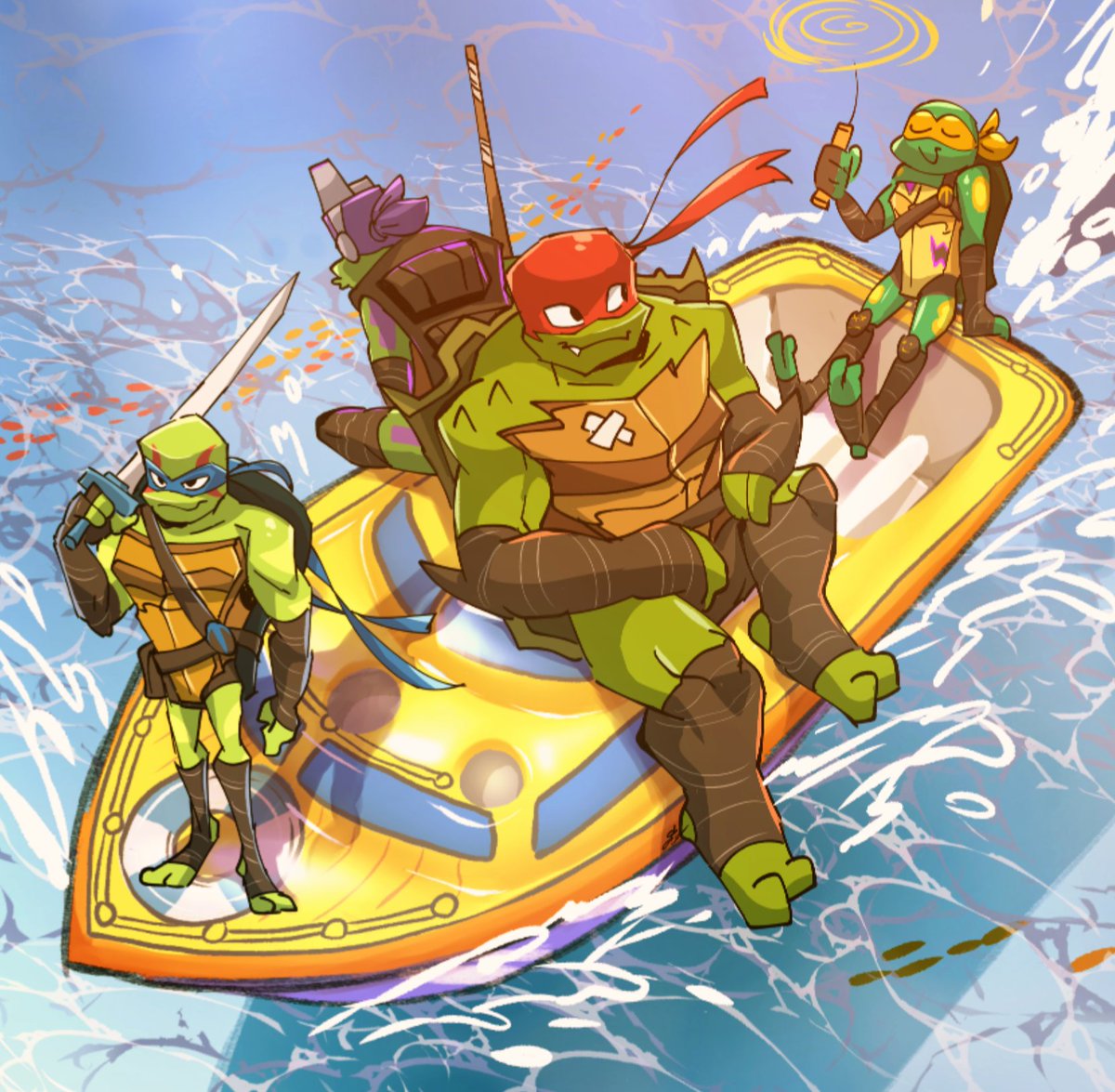 「Trip by Boat  This small boat is made of」|🩷ℂ𝕣𝕚𝕞𝕞𝕪/hitausのイラスト