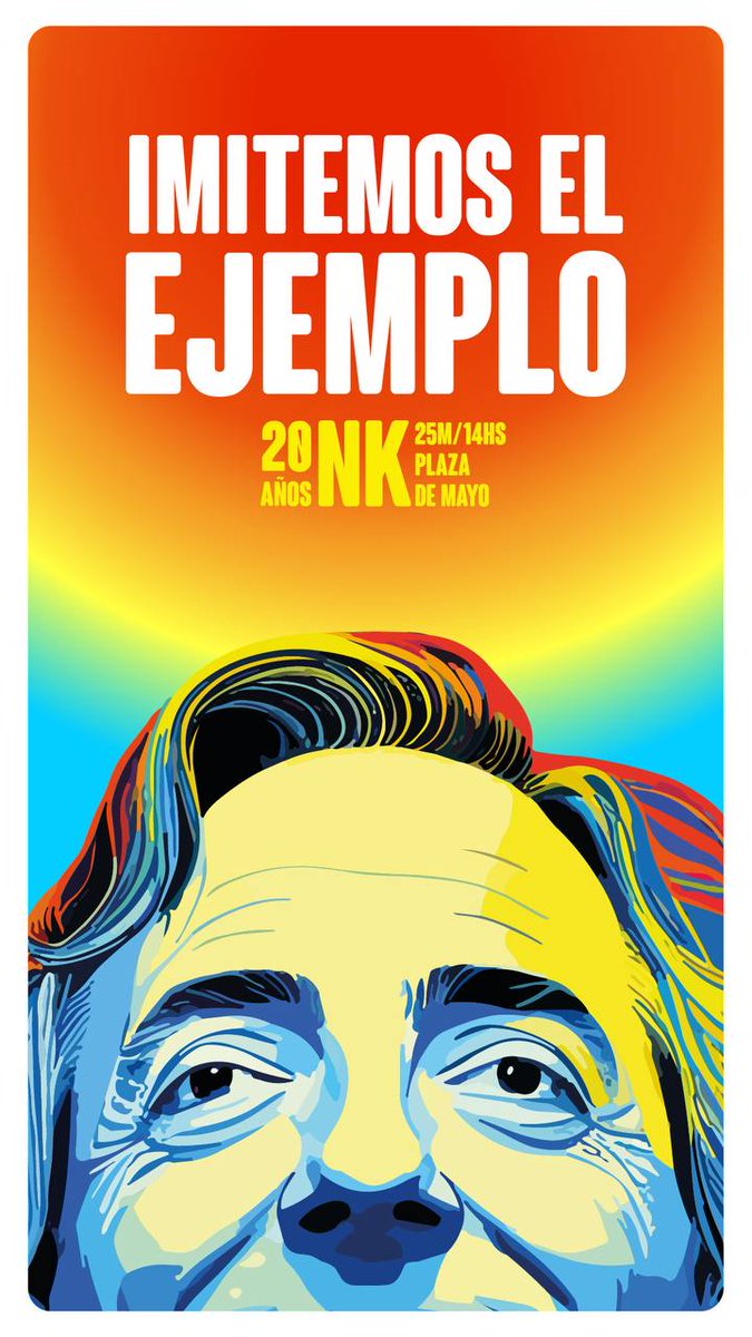 CasaPatriaLR's tweet photo. El 25 de mayo, todos, todas y todes a Plaza de Mayo!
A 20 años de la asunción de Néstor Kirchner #ImitemosElEjemplo 

🐧 🤍 🇦🇷 https://t.co/6prd5VNd3m