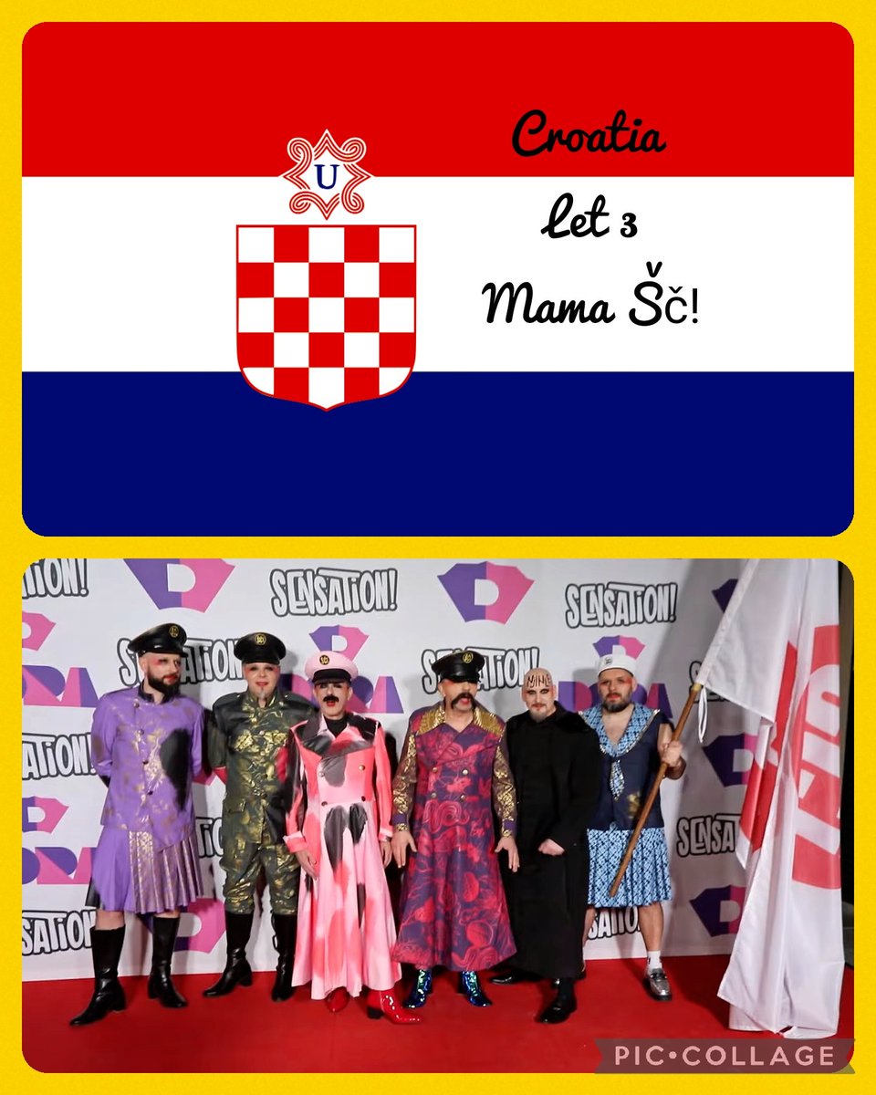 Eef_esc's tweet photo. Croatia 🇭🇷 Let 3 with mama Šč! #ESC2023 #ESCknowledge #Croatia https://t.co/Z2a0zrqYo5