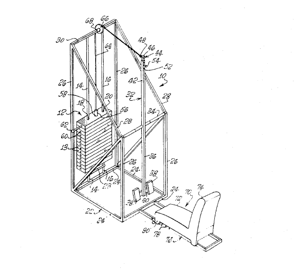 On this day in 1973, @uspto granted a #patent for this weight stack leg press machine.