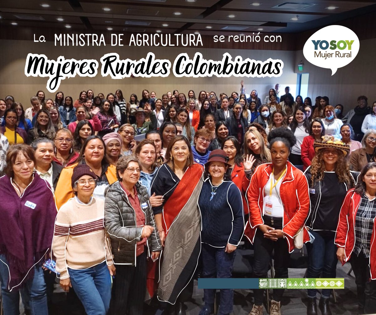 #Diálogo Ministra Jhenifer Mojica @MinAgricultura  con movimientos y organizaciones de #MujereRuralesColombianas los temas: 1) Ajuste Ley 731/2022 de Mujer Rural 2) Implementación del Fondo de Fomento de Mujer Rural 3) Política Pública

 La #PazTotal se construye con las mujeres!