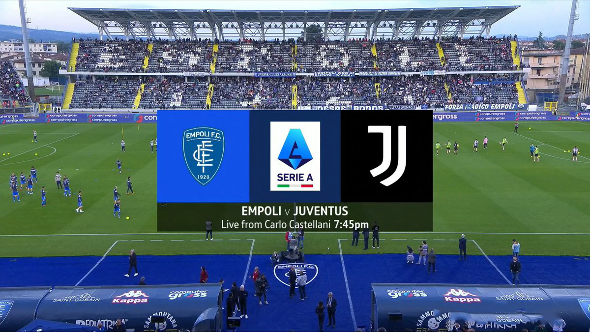 Full Match: Empoli vs Juventus