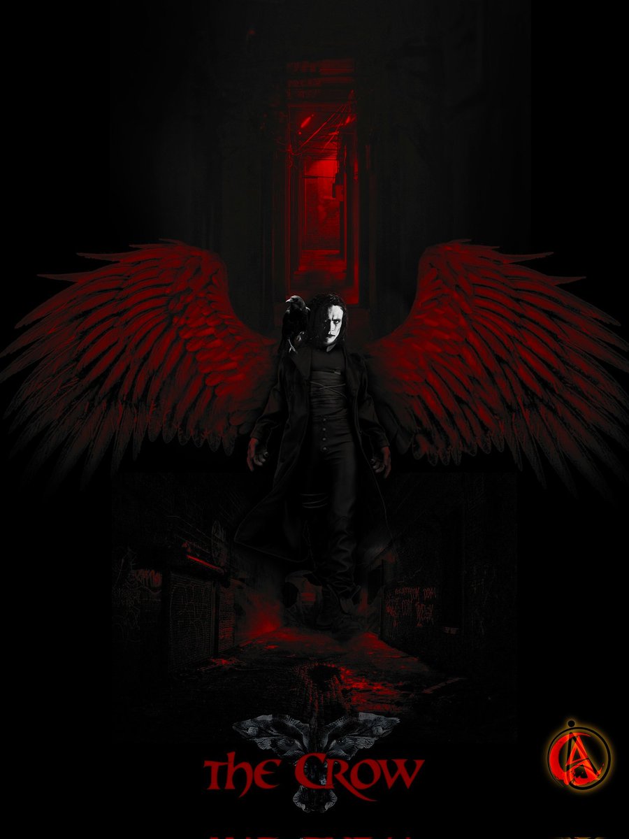 Brand new poster for "The Crow" ☔🖤
Designed by <a href="/IrenPodOfficial/">Iren 𖹙od𒌋💙</a>
IG : Art account @thecrowalife 
#TheCrow #BrandonLee #thefilm   #artwork #digitalart #posterdesign  #EricDraven #CROW #gothic #dark #movie #movies #jamesobarr #art #graphicdesign #darkart  #horrormovie #horrorfan