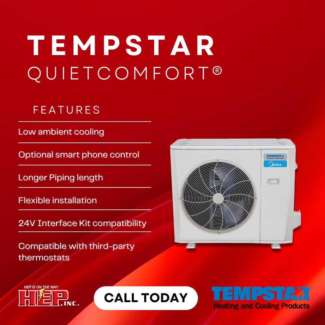 Embrace serenity with Tempstar's Quiet Comfort series. Whisper-quiet operation for ultimate peace at home. #Tempstar #QuietComfort #HVAC #Serenity #PeacefulLiving