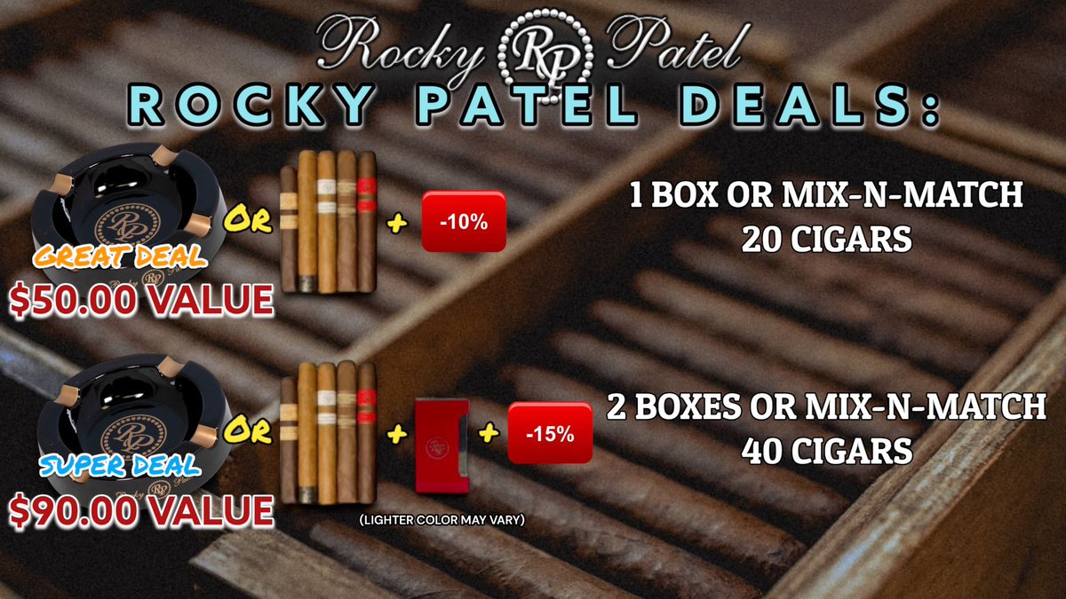 Experience Rocky Patel with us and SCORE free ashtrays, cigars and lighters! 
#cavecreek, #cavecreekaz, #anthemaz, #scottsdalearizona, #scottsdalecigars, #cavecreekcigars, #rockypatel, #cigarloungeaz