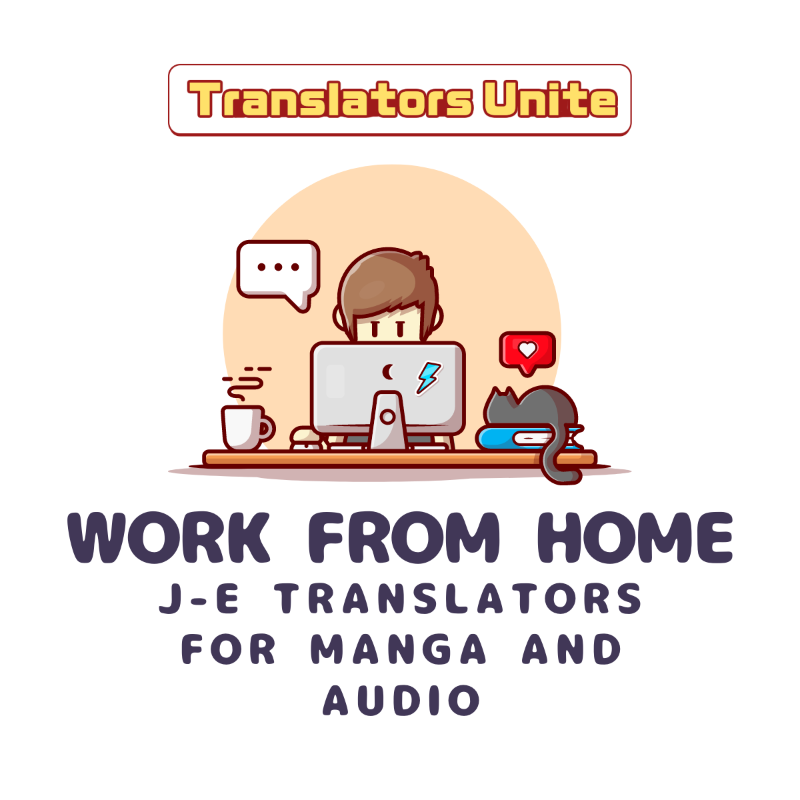 Translatorsuni's tweet photo. Join us and translate Japanese manga and audio into English with Translators Unite. https://t.co/xpEY9WzHly