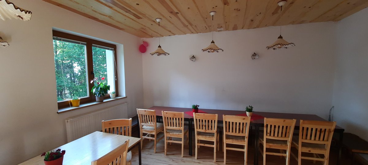 RuralREBOUND's tweet photo. Thanks to Iveta Perc from Resevna Hill for providing the @RuralREBOUND project consortium a tour of the newly refurbished #community owned rural hostel (leased to private business). It is situated in a beautiful forest #ruraltourism #ruraldevelopment @tus_rdi @alpinesociety https://t.co/vELtiLGnv1