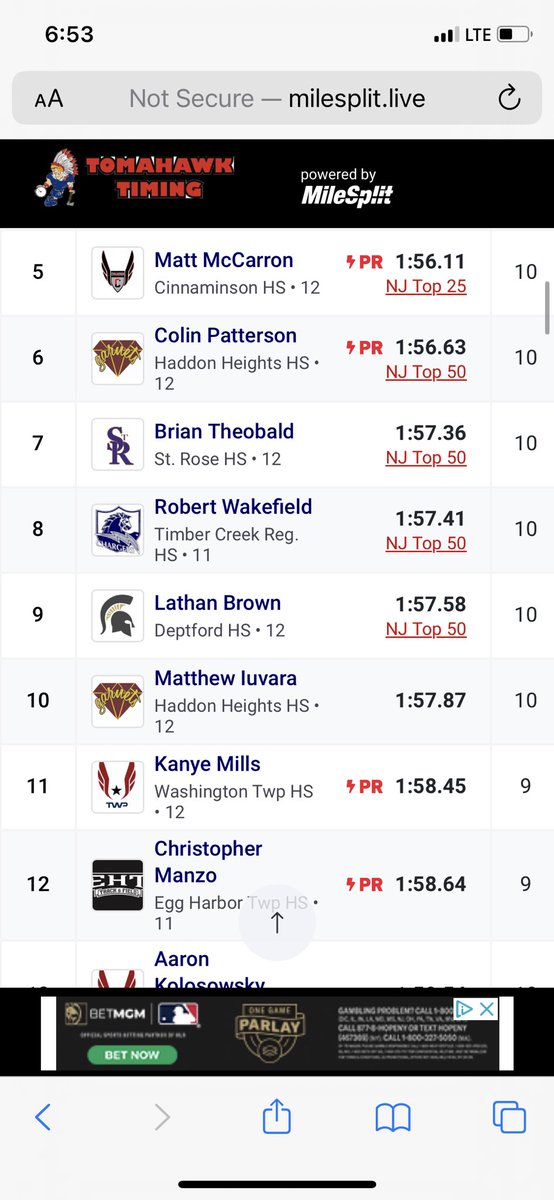 Garnetsxctf's tweet photo. 5 years ago our school record was 1:58.1.  Today we had 3 guys under that time in one race with Jack Bolling leading the way in a new school record of 1:54.74.  Super proud of this group!  @HHGarnets https://t.co/lLzzTfS7Bg