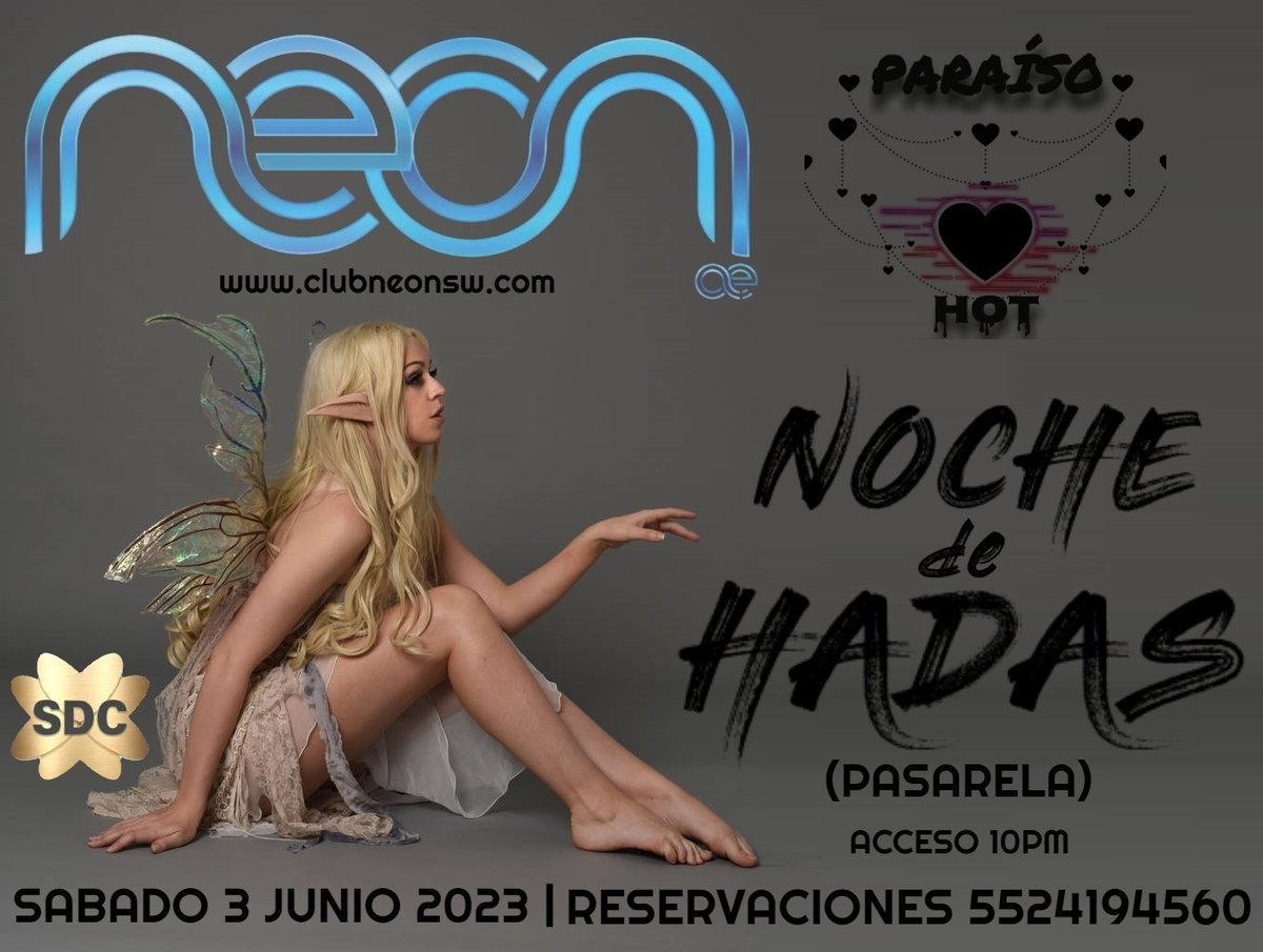Una gran noche nos espera este próximo #3 #junio en el <a href="/ElMejorClubSW/">CLUB SWINGER</a> <a href="/neonswclub/">CLUB NEON SW</a> 
#nochedeadas si  reservas con nosotros <a href="/paraisohot3/">@paraisohot3</a> #5524194560 llevate un regalo sorpresa #dejateconsentir se también la #topmodel de nuestra pasarela.
INF <a href="/JRBereSw/">JR_Bere 💋🩵🎤👠</a> <a href="/GatitaSWyRasec/">GATITAHOT♠️💀</a>