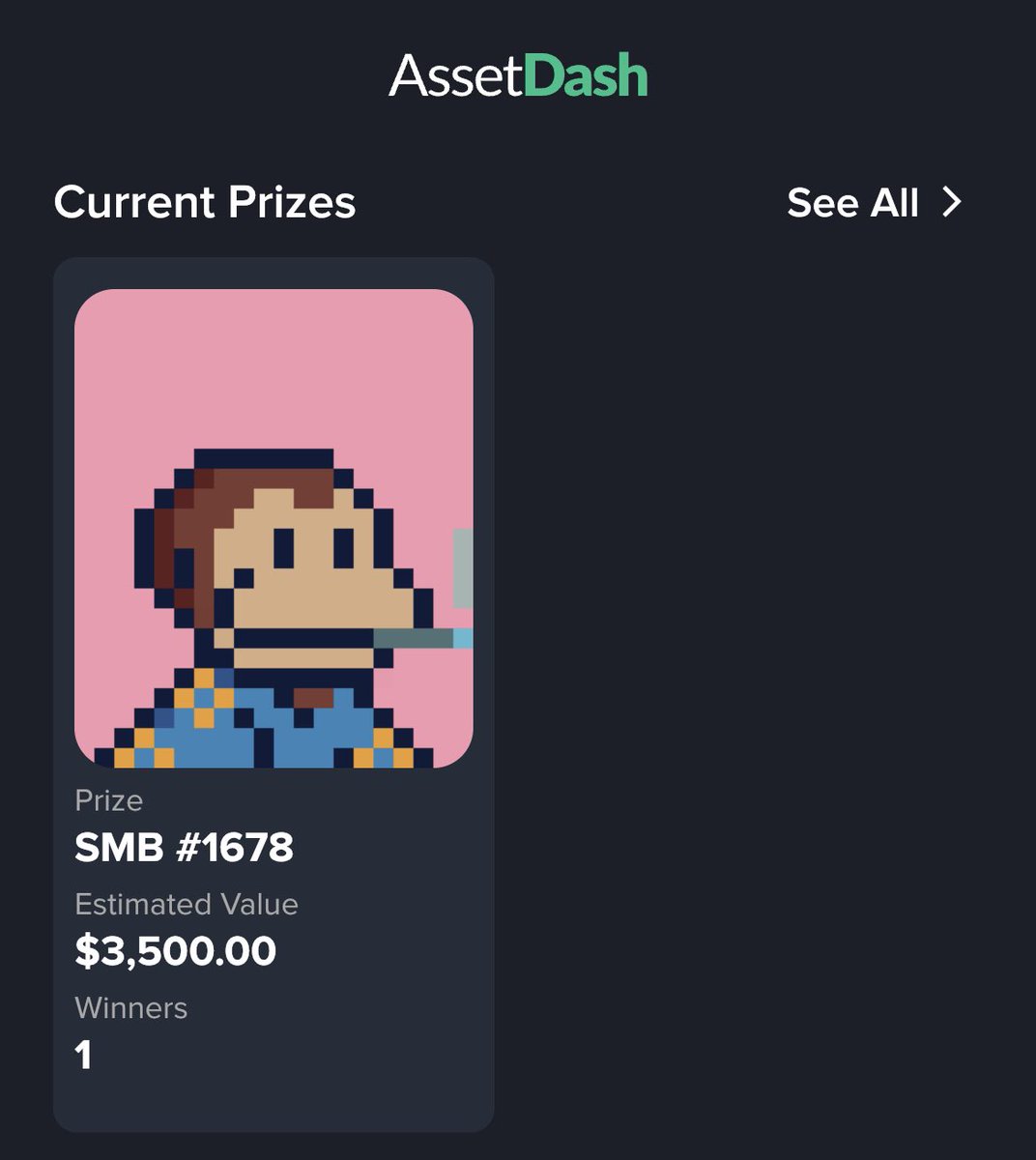 assetdash's tweet photo. did the intern really just add an SMB to the DashDrop? https://t.co/Q9jnn68sOE