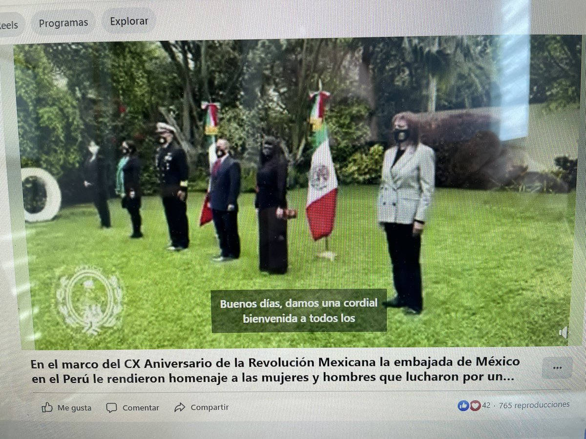 <a href="/cramospadilla/">Carlos Ramos Padilla</a> Me podría confirmar su fuente de información ? Está usted difundiendo información falsa, poca ética es la que tiene usted como comunicador. El video es del año 2020 y lo puede encontrar en la página de YouTube de la embajada.