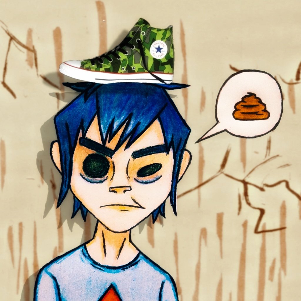 GisMyCollar's tweet photo. I'm the sh*t
#gorillaz #gorillazfanart #doyathing #gorillazdoyathing #gorillaz2d https://t.co/U5eZ0QxoI3