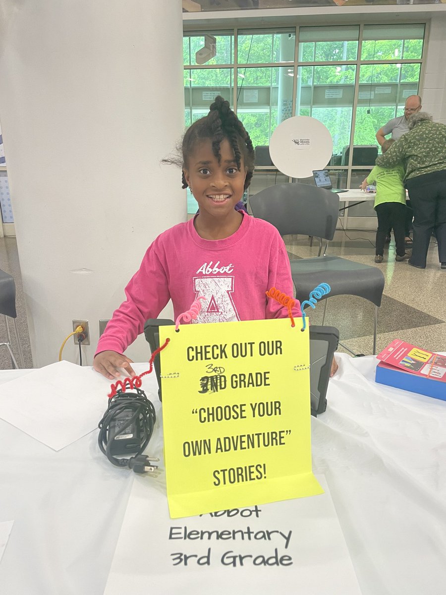 Noura Insolera (@ninsolera) on Twitter photo Mack is teaching people how to code and showing them his “choose your own adventure” program! Representing <a href="/A2Abbot/">Abbot School</a> 3rd grade at the <a href="/A2schools/">A2 Public Schools</a> CTE and STEAM expo! Mack is teaching people how to code and showing them his “choose your own adventure” program! Representing <a href="/A2Abbot/">Abbot School</a> 3rd grade at the <a href="/A2schools/">A2 Public Schools</a> CTE and STEAM expo!