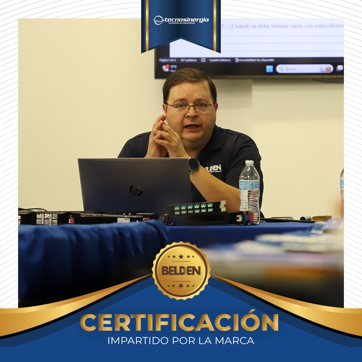 Tecnosinergia's tweet image. Primer día de la certificación Belden impartida en las instalaciones de Tecnosinergia CDMX
Gracias a todos los que participaron 💙
Reserva para la siguiente 👇
cursos@tecnosinergia.com 

#cableado #administracióndecables #revconnect #certificacióndecables #belden