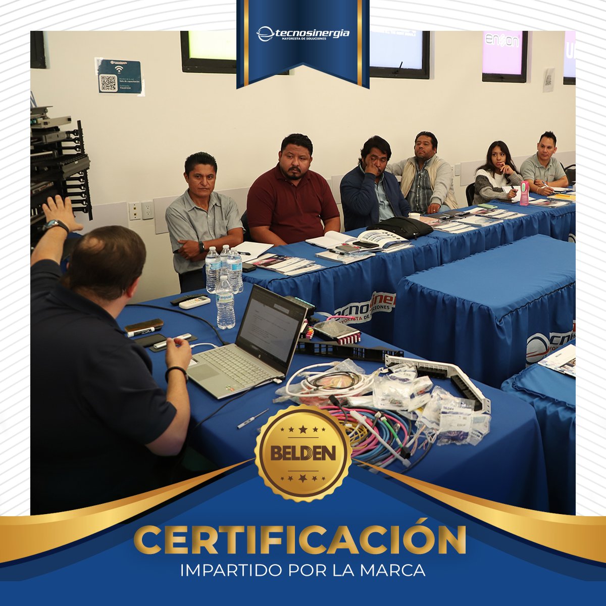 Tecnosinergia's tweet image. Primer día de la certificación Belden impartida en las instalaciones de Tecnosinergia CDMX
Gracias a todos los que participaron 💙
Reserva para la siguiente 👇
cursos@tecnosinergia.com 

#cableado #administracióndecables #revconnect #certificacióndecables #belden