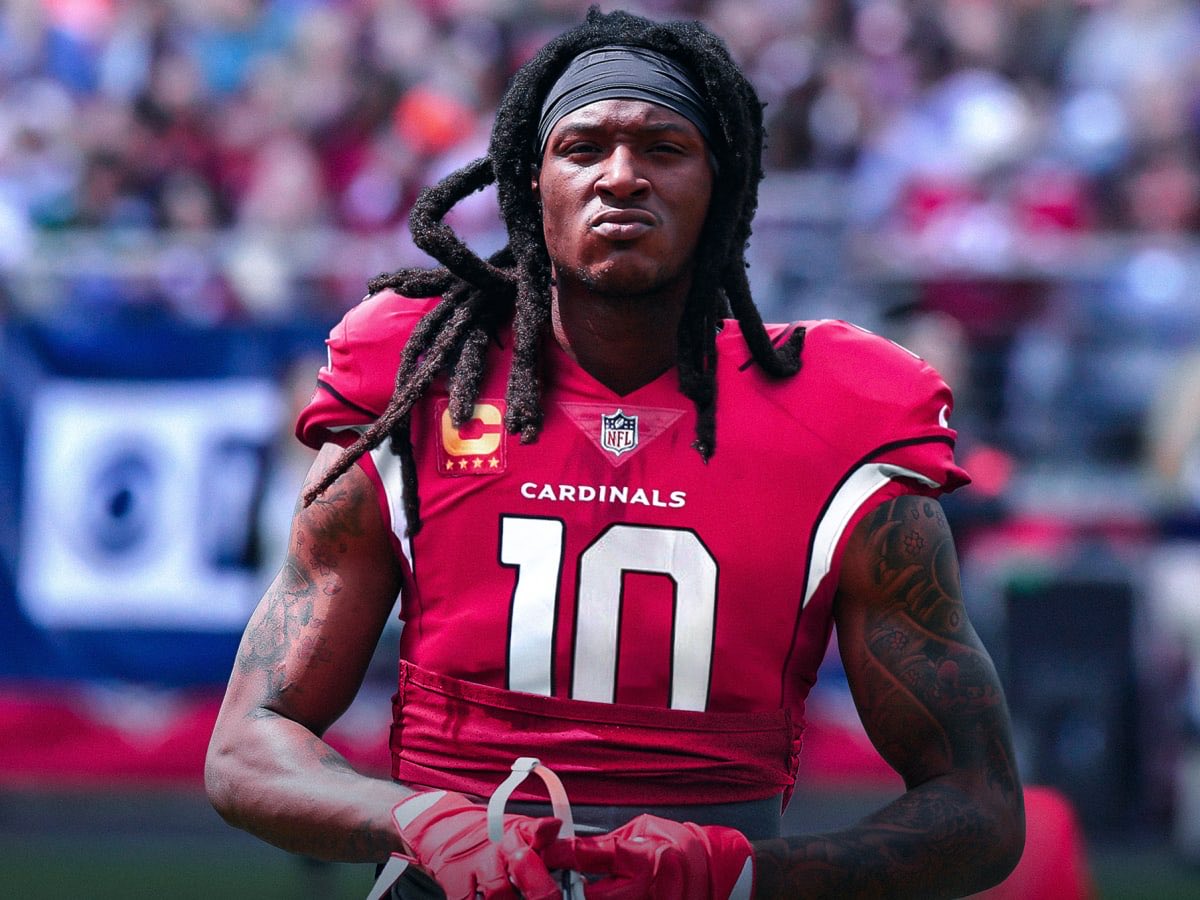 PHLEaglesNation's tweet photo. DeAndre Hopkins recently named Jalen Hurts as one of the QB’s he’d love to play for in his next chapter. Do you think the #Eagles should pursue DHop? https://t.co/QsGS6AWXr8