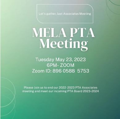 vecindadMELA's tweet photo. Join us.  Tuesday, May 23, 2023 at 6 pm.

#monroeacademypta #monroeelementarylanguageacademy #vecindadmela https://t.co/pTEKZHqRL3