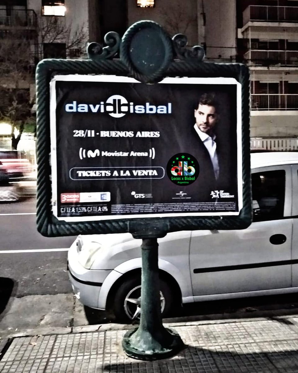 @davidbisbal ya tenemos promo en las calles de #BsAs . Estamos todas flipando y  con mucha energía esperandote! #MeSientoVivotour #2023 #20años y festejando nuestra transformación con logo nuevo! A por tí #Máquina 💚🤍💫