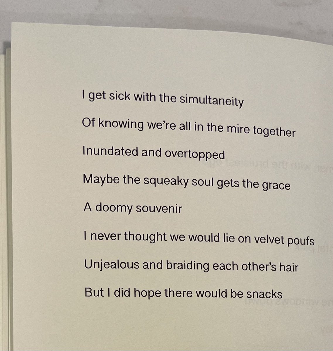 From the title poem in <a href="/sarahjgrimm/">Sarah Jean Grimm | sarahjgrimm.bsky.social</a>’s perfect new collection, HOG LAGOON