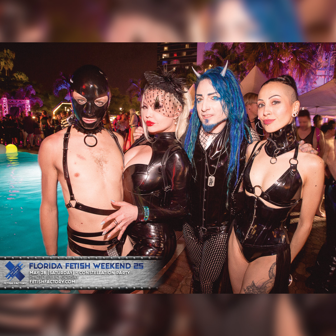 Florida Fetish Weekend 28 is THIS WEEK starting May 24, 2023. Break out the latex and lube for a wild time; see you there!
🖤
❤️
🖤
#FetishFactory #FloridaFetishWeekend #FFW28 #floridaFetishweekend28 #fetishparty @xris_smack @elenavladi