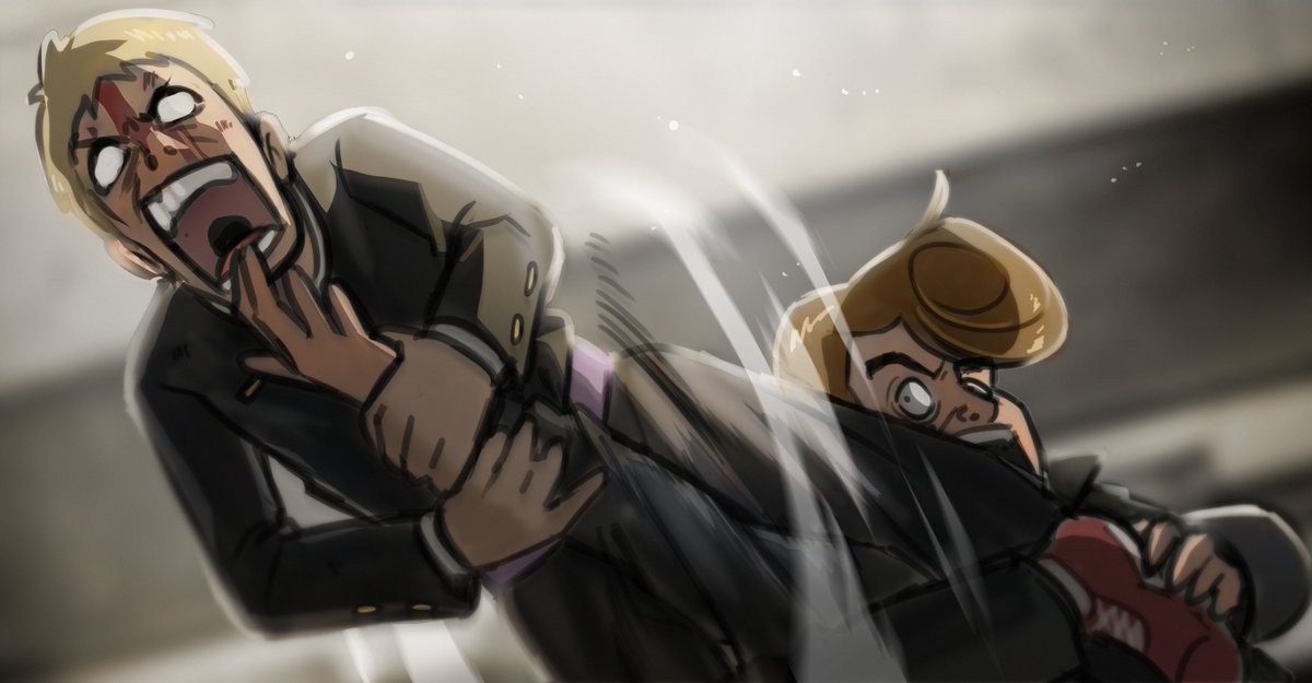 Kowfeekow's tweet photo. "Fight back!" 2

#undergorosprotection #digitalillustration #actionscene #originalcharacterart #anime https://t.co/fozzP9vtDI