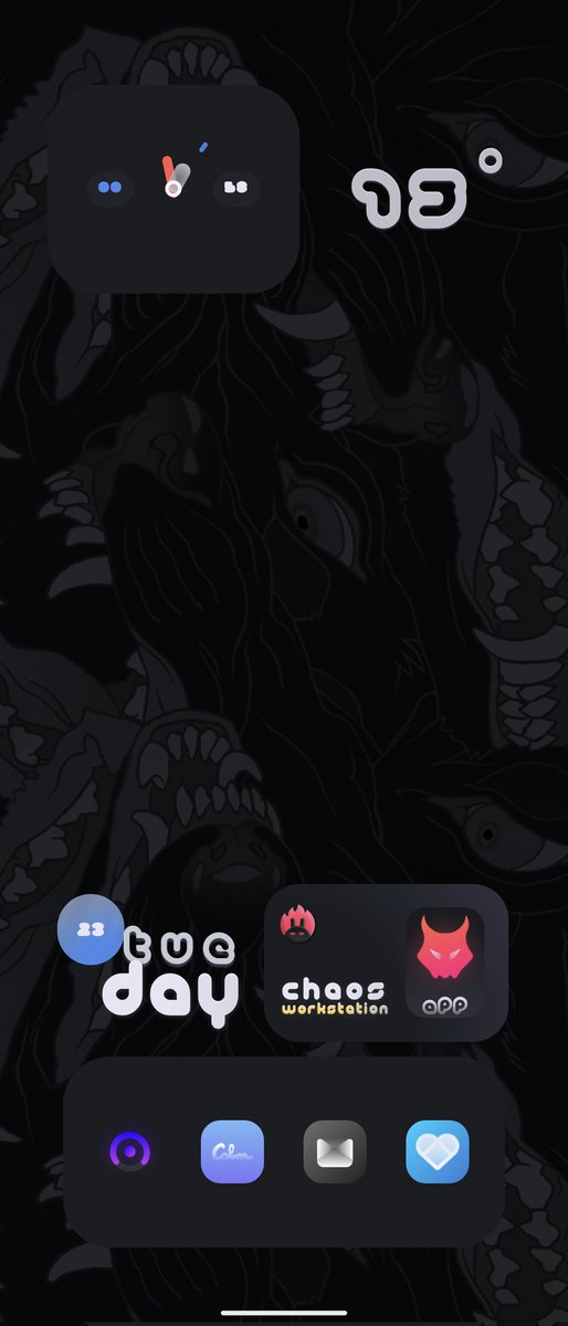 chaosojj's tweet photo. @IBA_Graphics 💕♥️❤️ magnificent icons
All visible by IBA
Wall via Twitter, credits to authors 😲
Made with komponents of last setup.. after this I'll make time for sharing 🫣
Light n dark #WithNova and #KLWP 
🙏 https://t.co/pepfH8UTHK