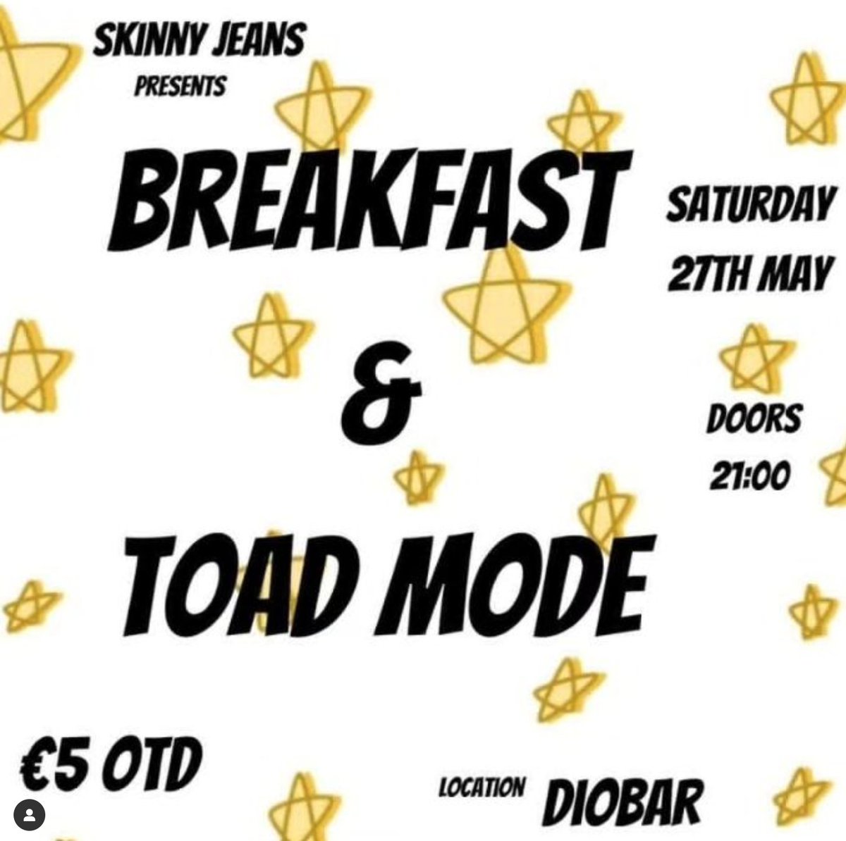 ToadModeBand's tweet image. We're playing a gig at Diobar in Barcelona alongside another band called Breakfast.