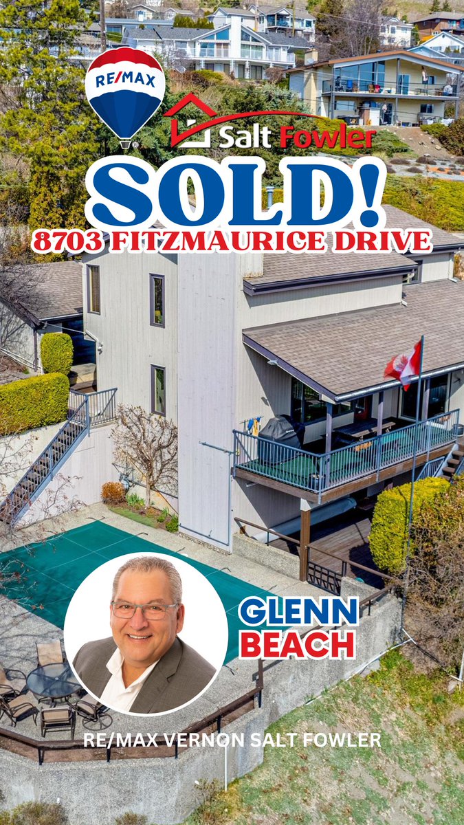 GlennABeach's tweet image. We are Thrilled to Help a Seller Move Forward - Their Beautiful Home with Poolside Views of Kalamalka Lake is Now Sold!

#JustSold #SellerRepresented #JustAddSalt #SaltFowler #REMAX #Vernon #REMAXVERNON #RealEstate #VernonRealtor #VernonRealEstate #Buyer #Seller #Listing