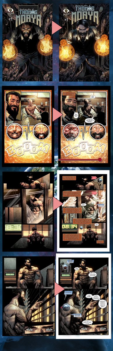 Thomas Morya update: Hi guys.  My drawings are a little bit better since I started this project, So I am going back to the drawing board, and I am updating the thomas morya pages. I owe you.  you guys deserve my best. And I am doing some extra pages to bring more cohesiveness.