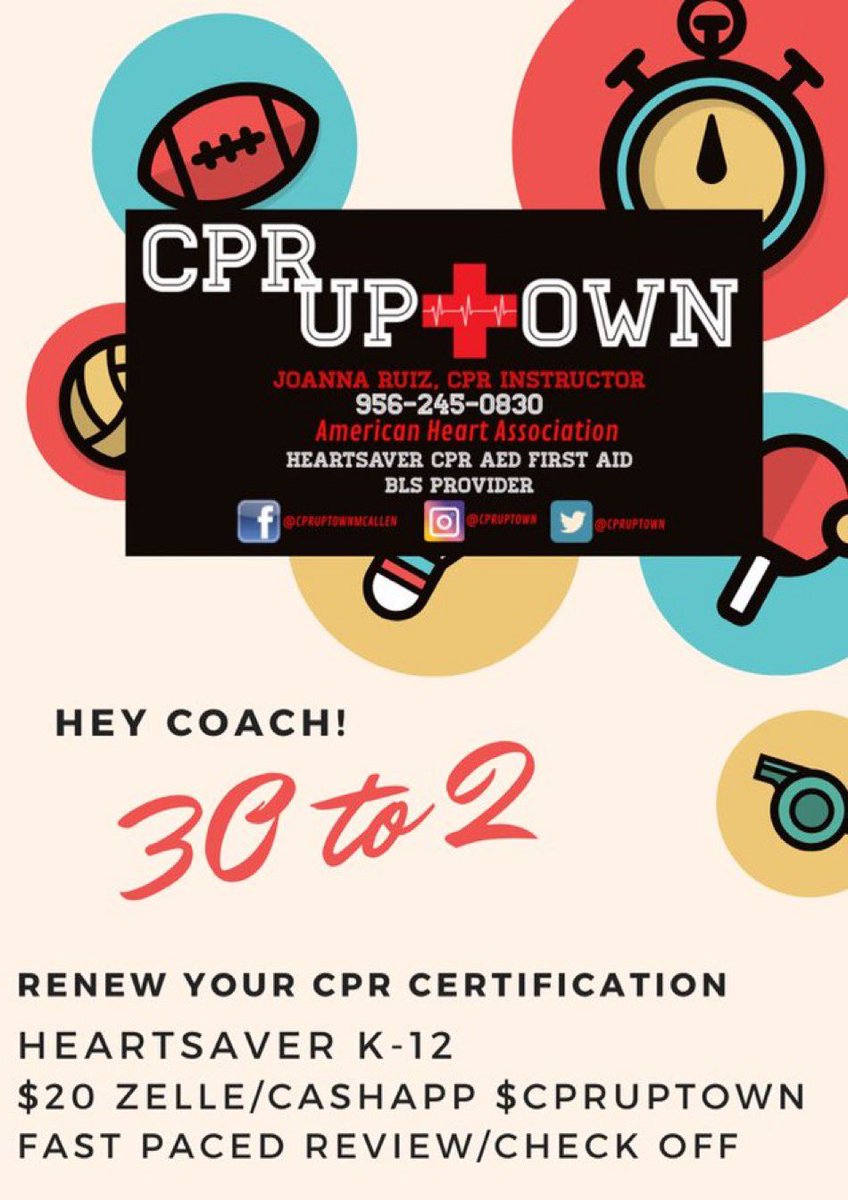 Coaches, renew your CPR!