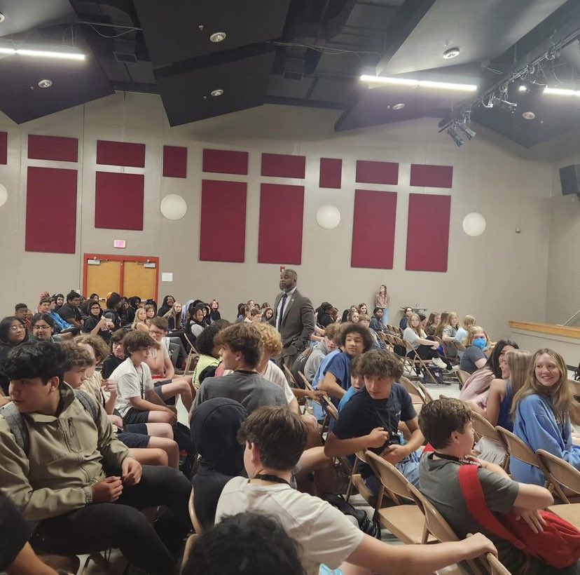 DrCarlosGrant's tweet photo. Thank you @mlanderson52 and the team at @leagueacademysc for allowing me to speak with our future Generals this morning. We are excited to welcome these rising Freshmen into the @WadeHampton_HS Family next school year. 

#LeadingLikeGenerals #FutureGenerals #Class2027 https://t.co/yxy5GEFVwB