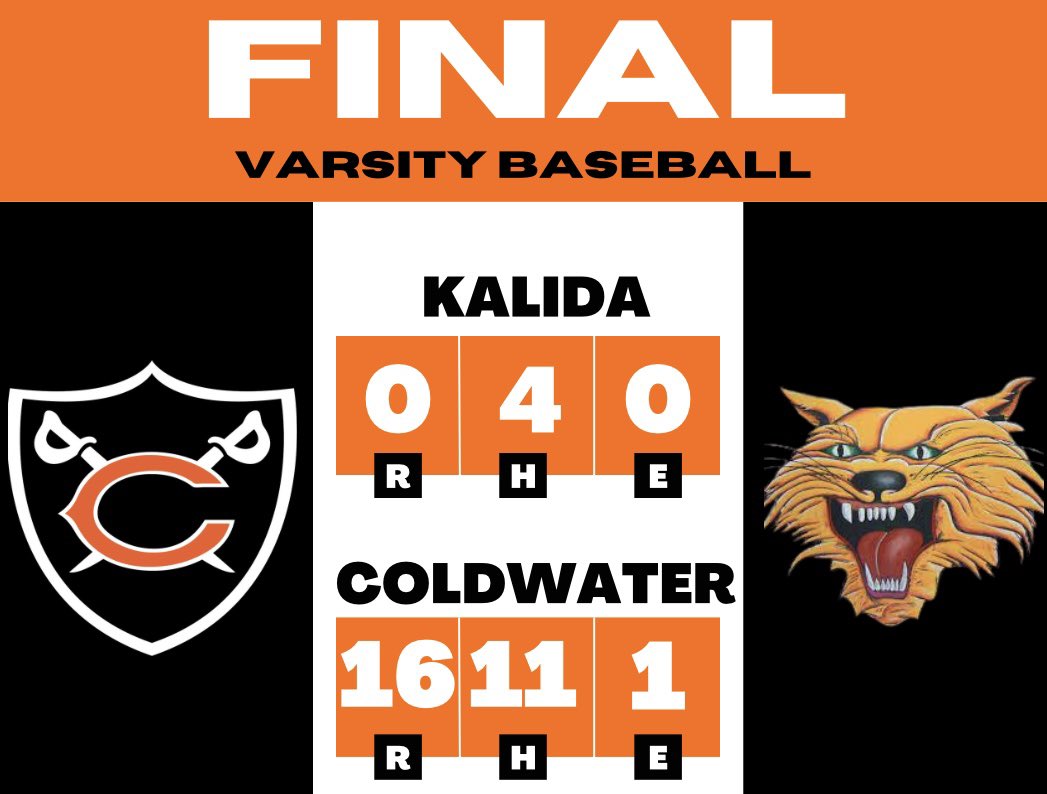 ColdwaterBB's tweet photo. Cavs win! We take down Kalida to move to 23-4 on the year. We travel to Elida to take on OG in the district semi on Thursday at 4:30pm. #GETIT23 https://t.co/fyuwipHkhO