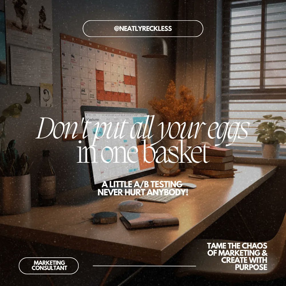 neatlyreckless's tweet image. Don't let your client hunting become an egg juggleđĨ Try different platforms, figure out your sweet spot, and double down next month. #EntrepreneurTips #ClientHunting