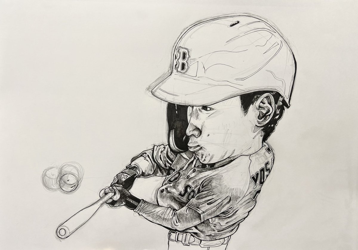 junichi_tani126's tweet image. 朝活
ペン✒️好調！
#吉田正尚🔹DOPE  BOZU POSSE 🔹#1LOW #monkysmile  #2konnektら
#ゆうJhonCOMING