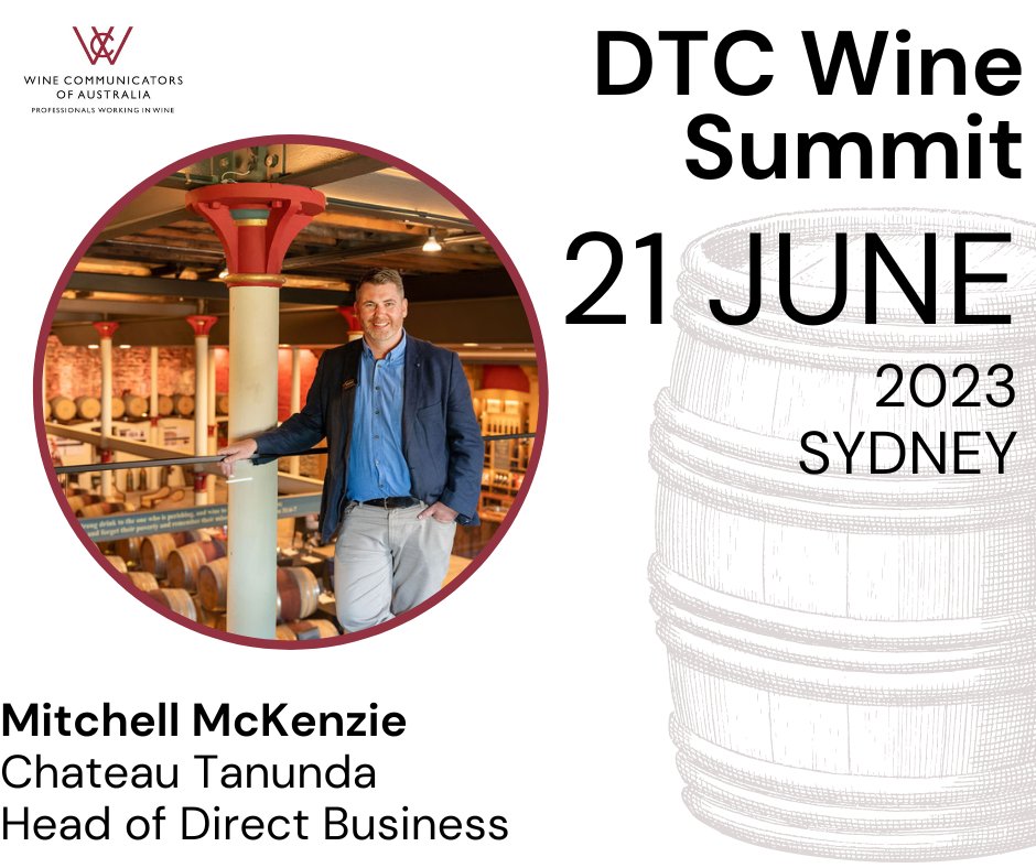 WCA is excited to welcome Mitchell McKenzie from <a href="/ChateauTanunda/">Château Tanunda</a> for being part of the WCA Direct to Consumer Wine Summit. 

Hear Mitchell provide insightful information about growing a DTC business in a medium family-owned winery. 

Book your tickets now: ow.ly/NGhH50OsXf3