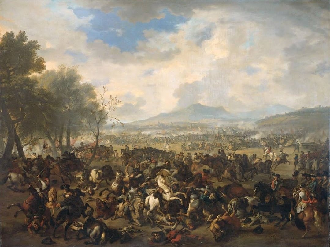 marksimner's tweet photo. #OnThisDay (23 May 1706) An army of the Grand Alliance led by John Churchill, 1st Duke of #Marlborough, defeats a French army under Marshal François de Neufville, duc de Villeroy, at the Battle of #Ramillies during the War of the Spanish Succession.

(Image: Wikimedia Commons) https://t.co/4cceG5E6E5