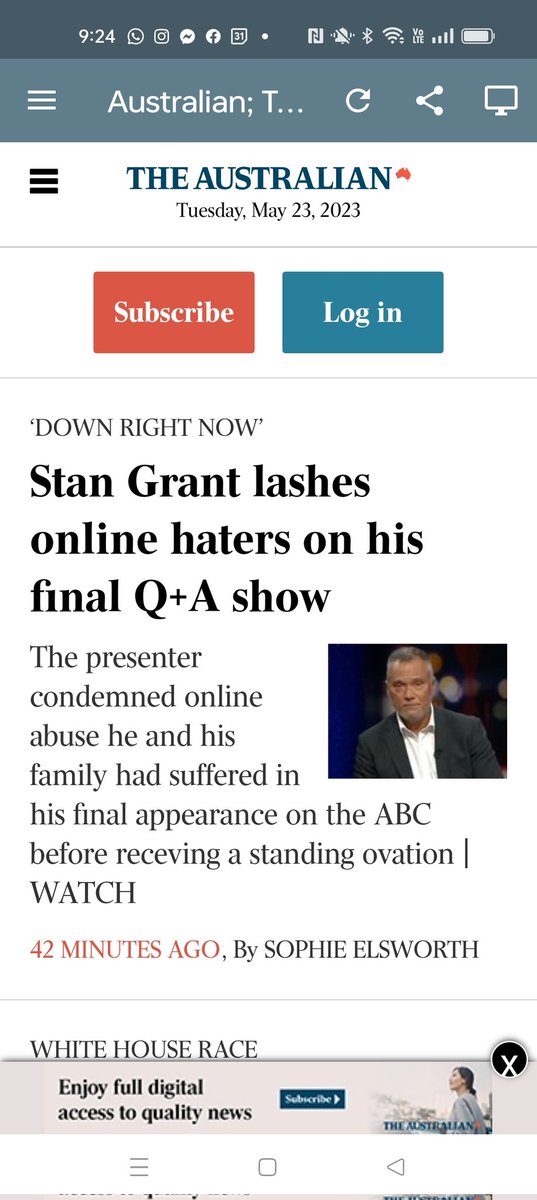 Spot the subtle difference. @australian @SkyNewsAust proves #StanGrant point. They even twist his final statement #auspol