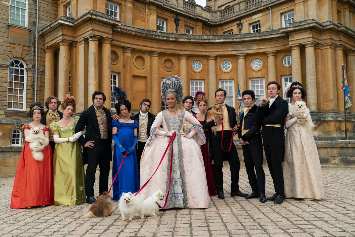The Queen and her rambunctious royal children.