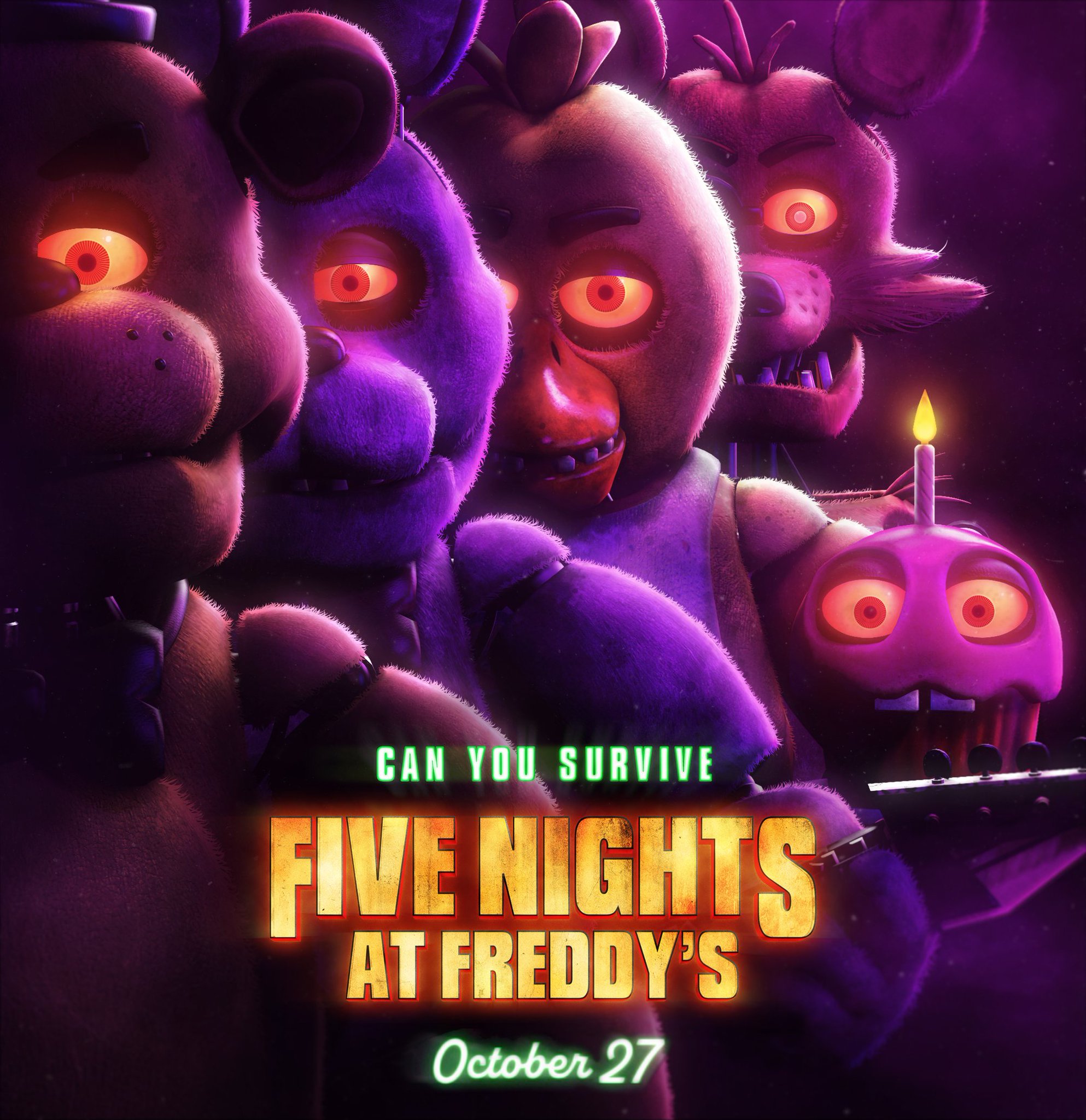 Fnaf movie poster #fnaf #fnafmovie #fnafmovieupdate